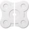 Ekena Millwork Luna Architectural Grde PVC Contemporary Ceiling Medallion, Two Piece, 30"OD x 3"ID x 10 1/2"C x 1"P CMP30LA2-03000 - alternate 1